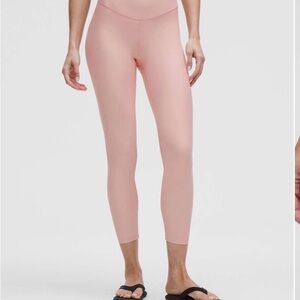 Lululemon Wunder Under Senseknit High-Rise Tight 25" - Pink Haze